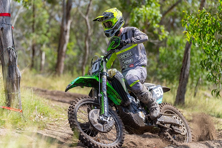 Will Price #50 (E1) KX250X in action (Photo Credit: Foremost Media)